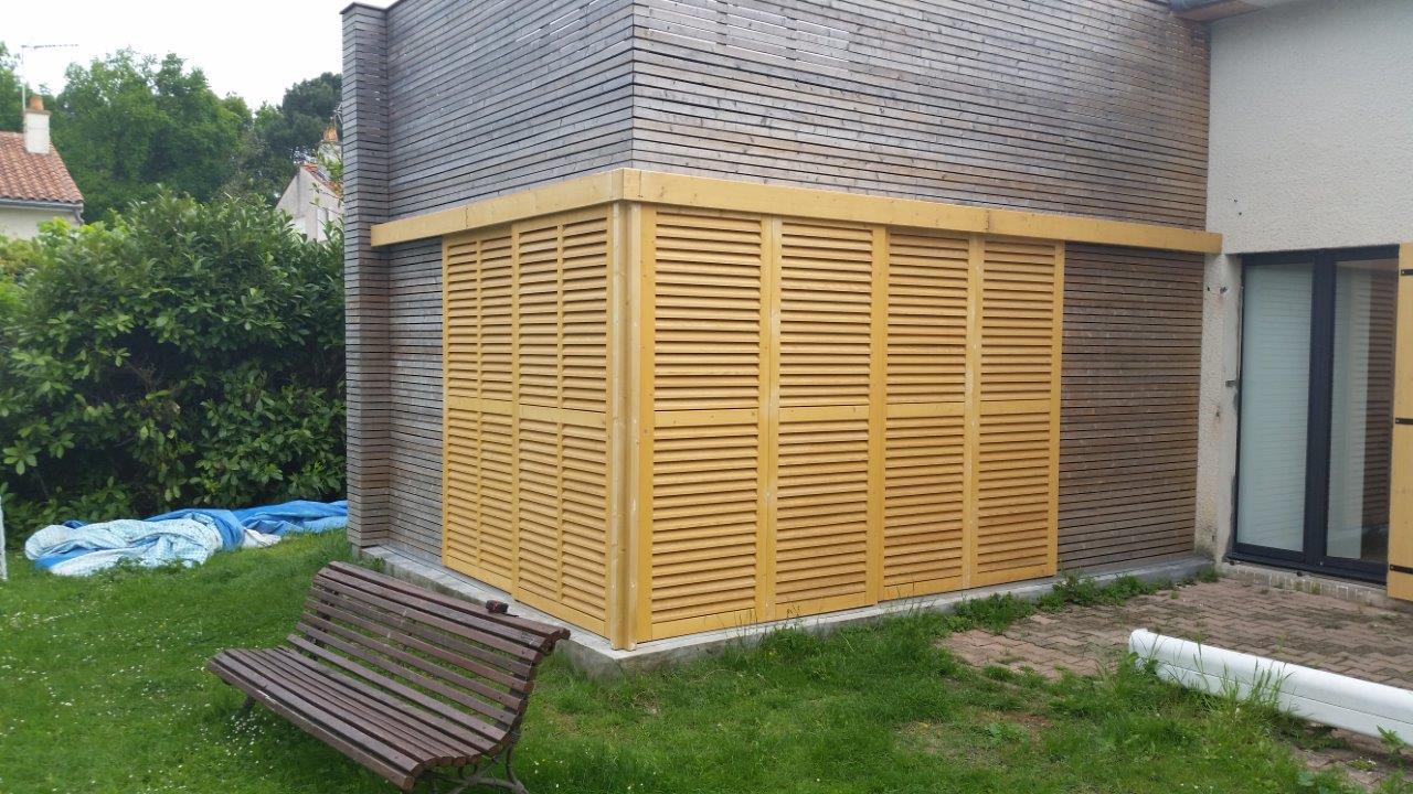 Volets coulissants en persienne à Mérignac – 2/3