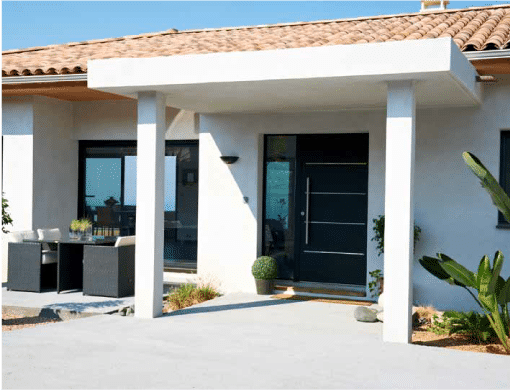 Porte vitrée sur la Gironde