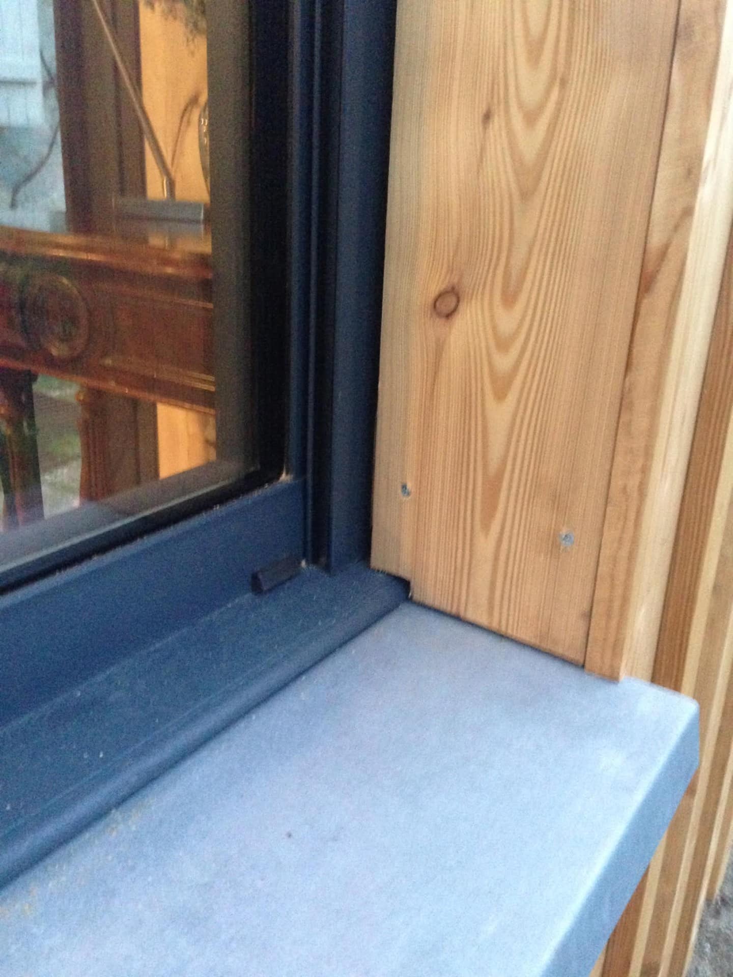 Finition aluminum sur chalet