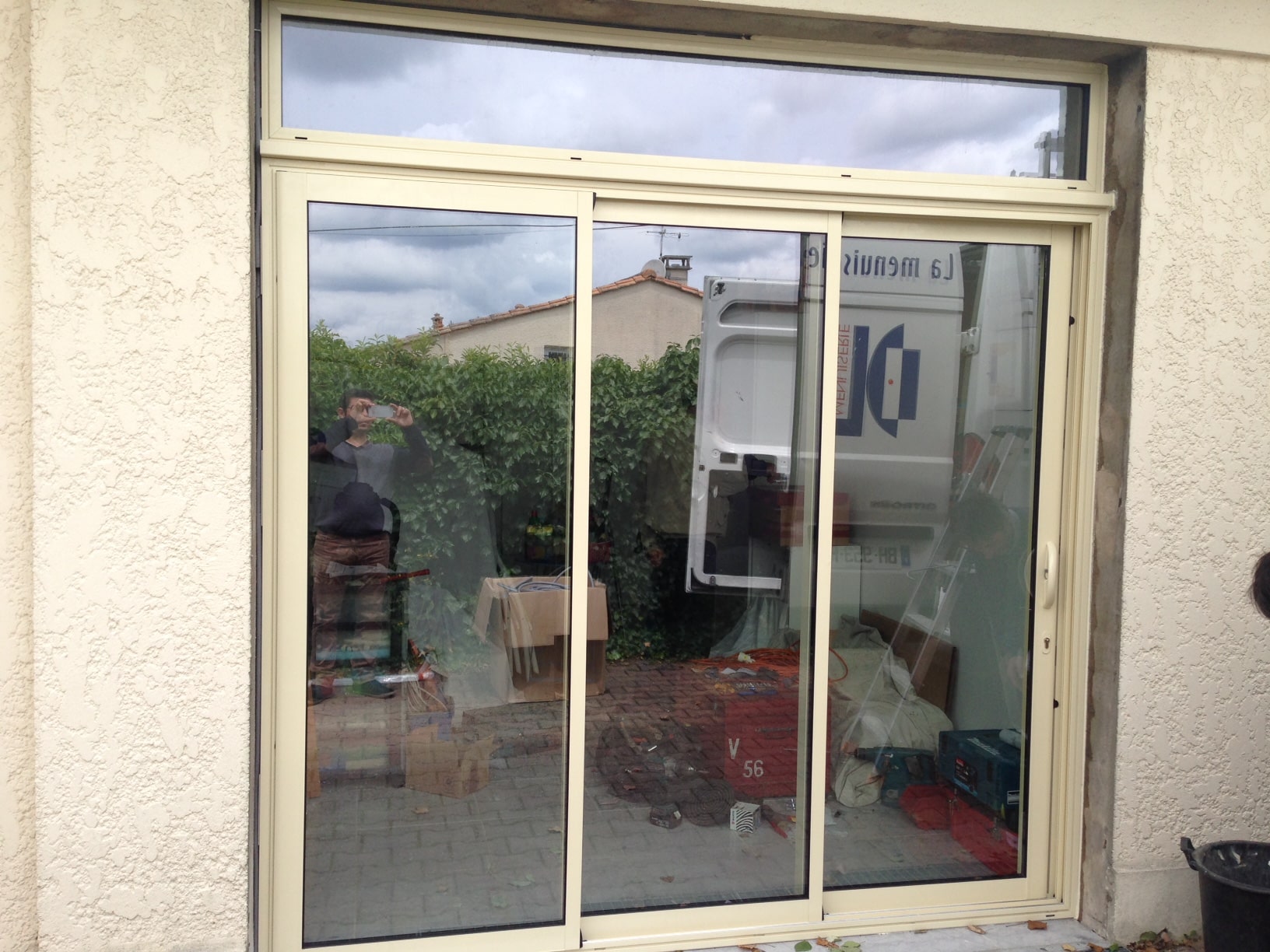 Baie coulissante aluminium 2