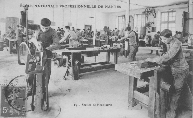 L'histoire de la menuiserie